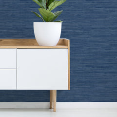 Avery Weave P&S Wallpaper in a room setting