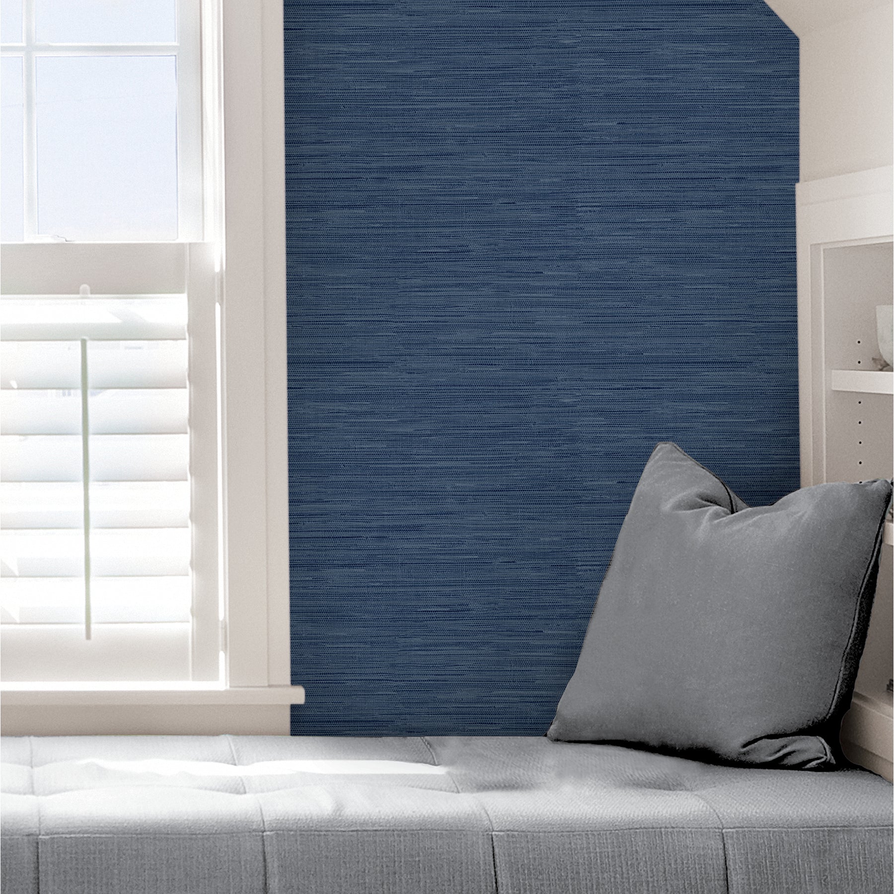 Avery Weave P&S Wallpaper in a room setting