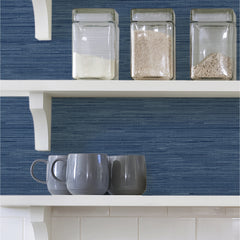 Avery Weave P&S Wallpaper in a room setting