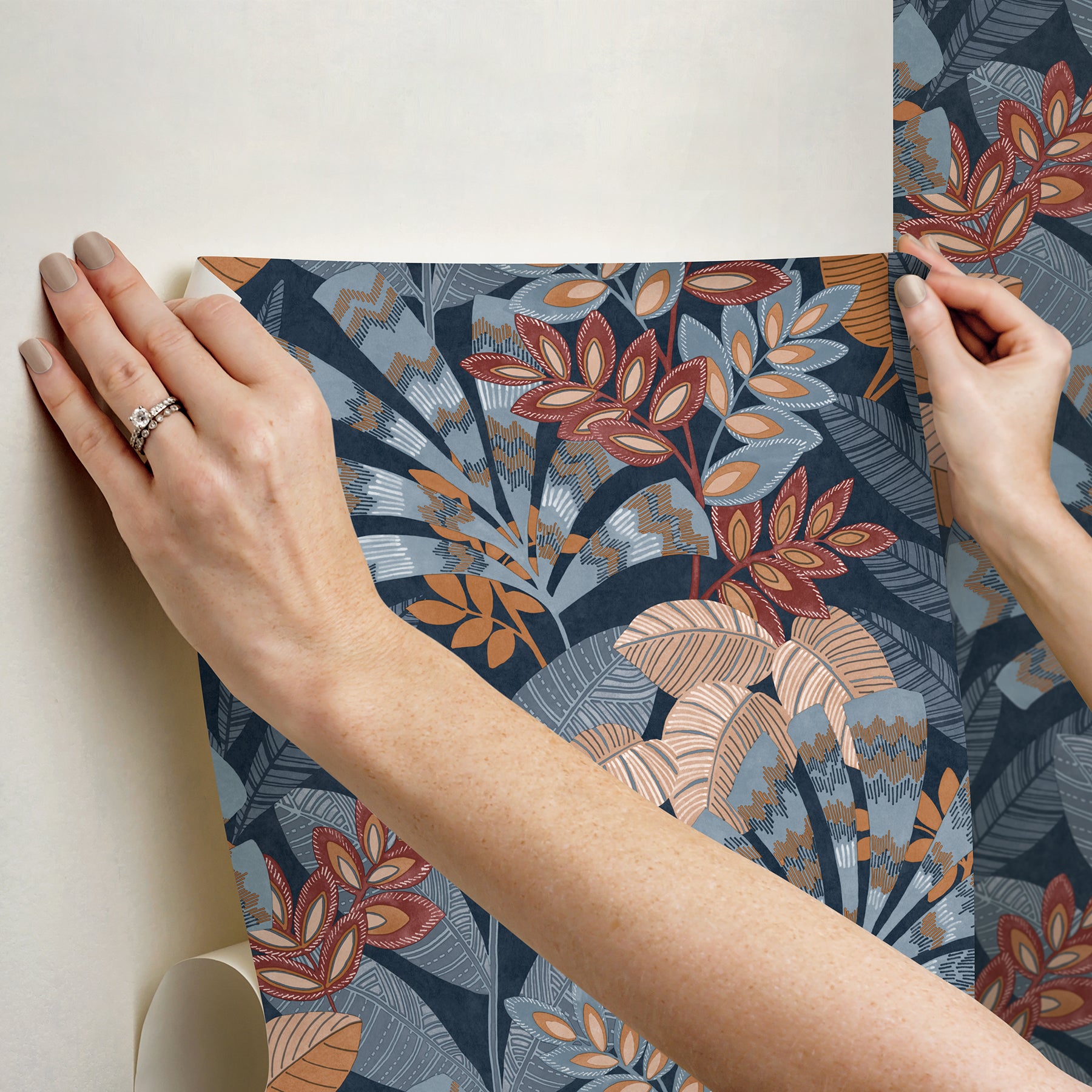 Yara Peel and Stick Wallpaper - how to stick
