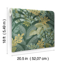 Yara Peel and Stick Wallpaper - dimensions