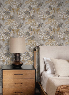 Yara Peel and Stick Wallpaper in a room setting