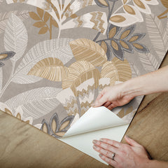 Yara Peel and Stick Wallpaper - how to peel