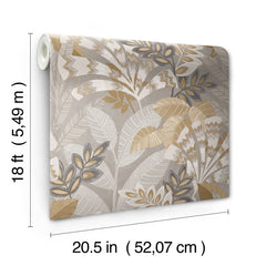 Yara Peel and Stick Wallpaper - dimensions