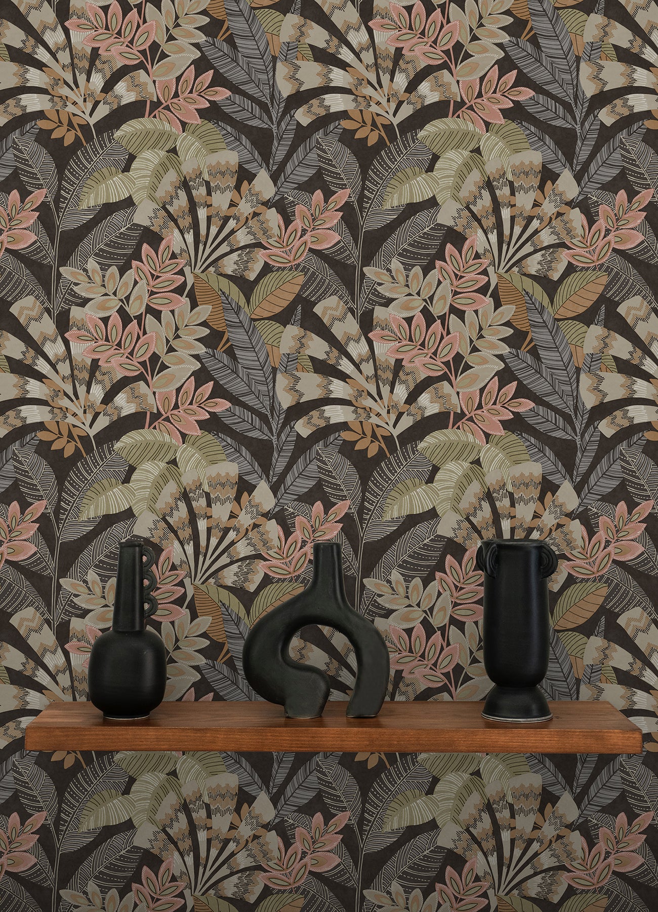 Yara Peel and Stick Wallpaper in a room setting