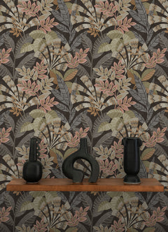Yara Peel and Stick Wallpaper in a room setting