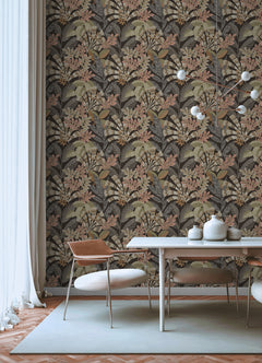 Yara Peel and Stick Wallpaper in a room setting