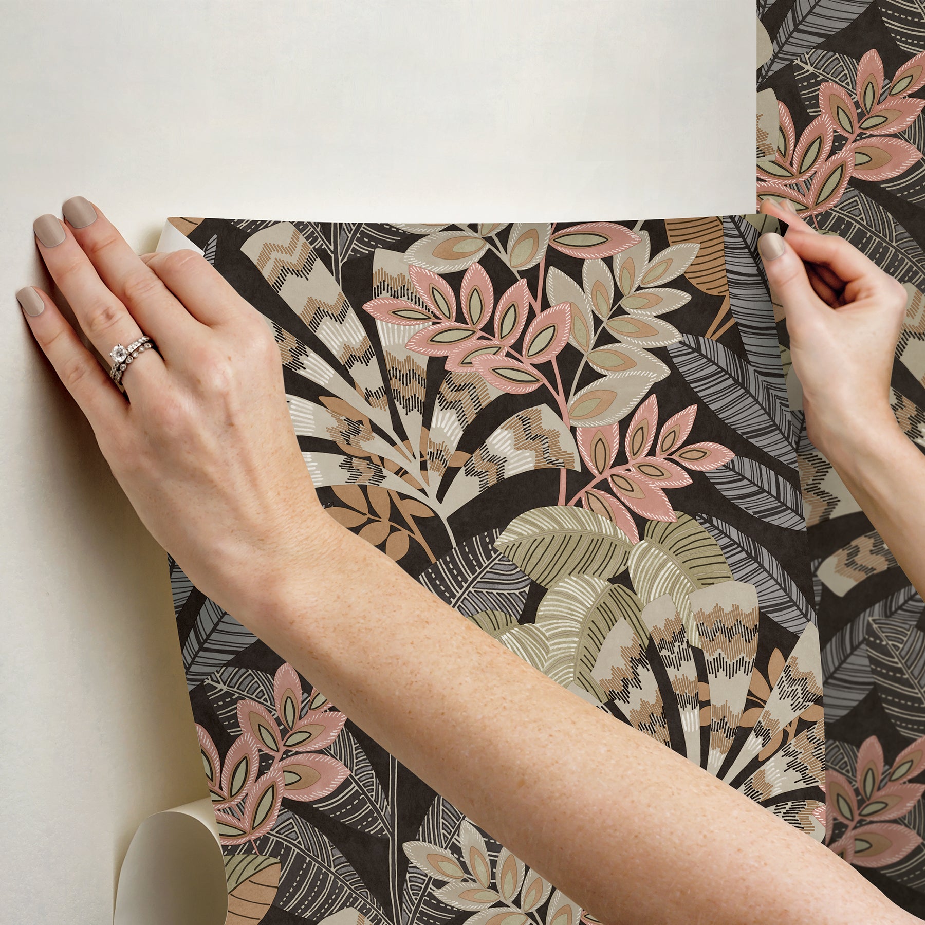 Yara Peel and Stick Wallpaper - how to stick