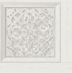 Carved Floral Peel and Stick Wallpaper by WallPops