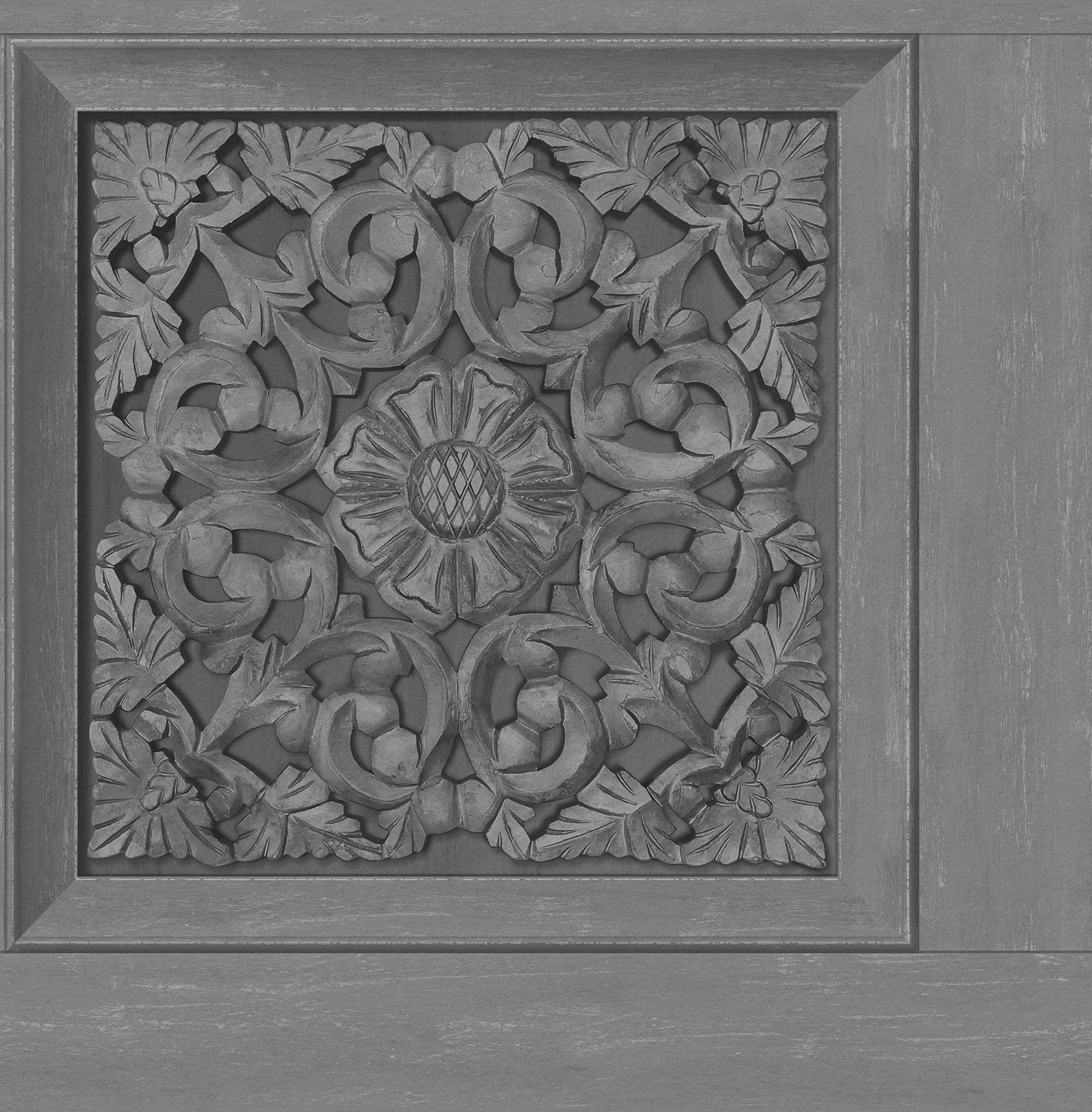Carved Floral Peel and Stick Wallpaper by WallPops