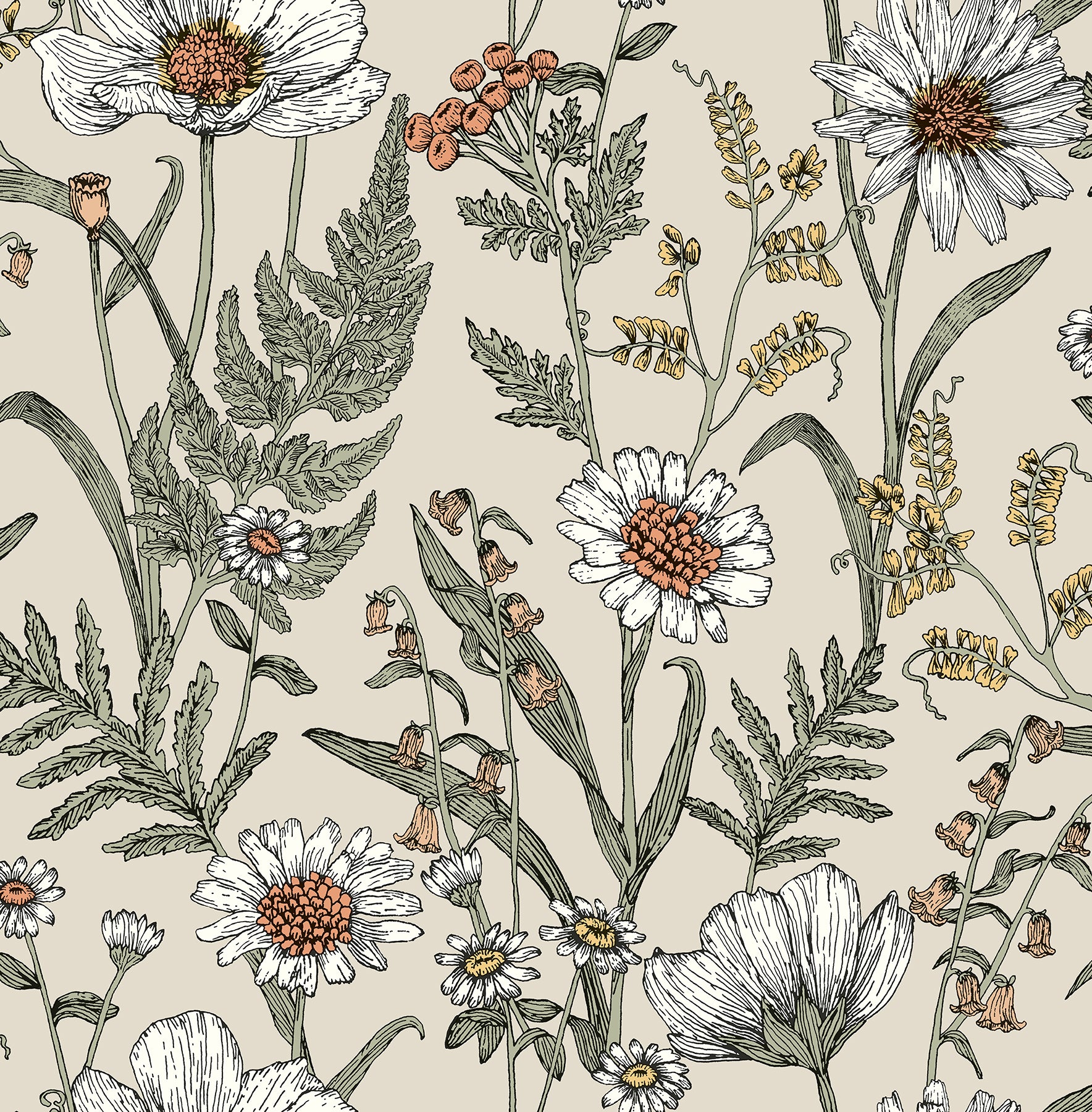 Spring Meadow Peel and Stick Wallpaper by WallPops