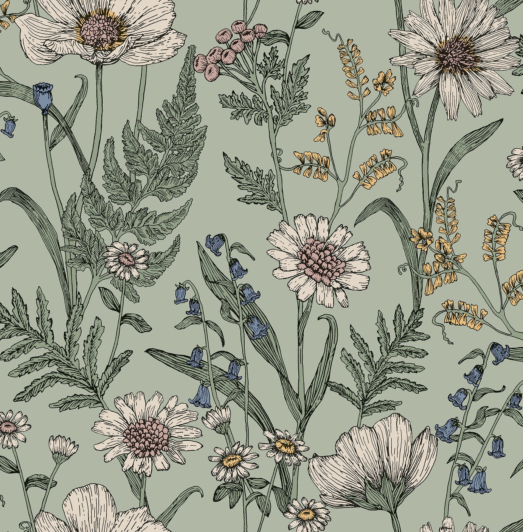 Spring Meadow Peel and Stick Wallpaper by WallPops