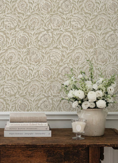 Aliviya P&S Wallpaper in a room setting