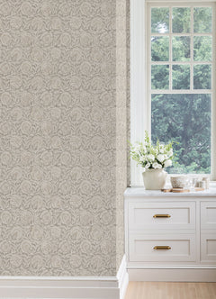 Nabela Noor Home Aliviya Peel and Stick Wallpaper in a room setting