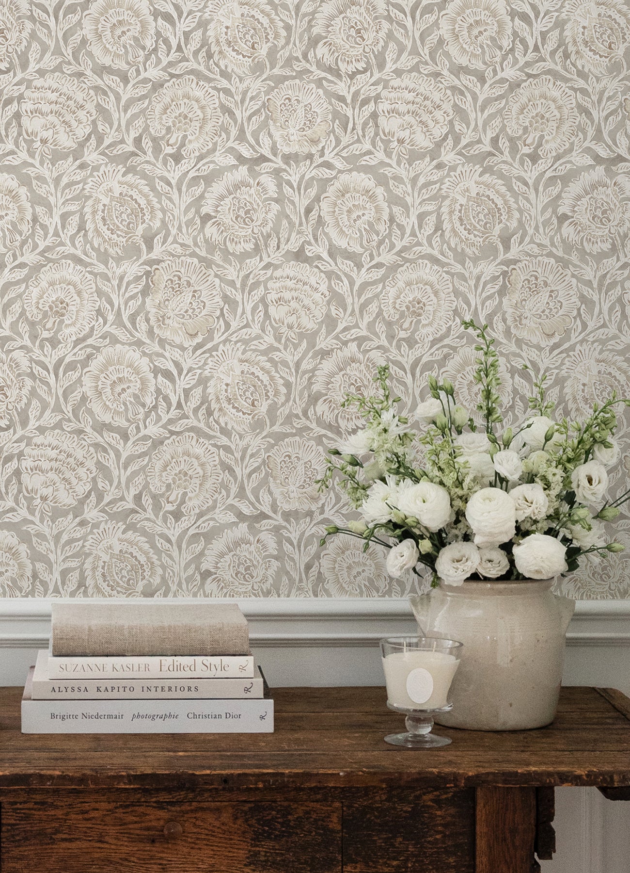 Nabela Noor Home Aliviya Peel and Stick Wallpaper in a room setting