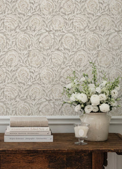 Nabela Noor Home Aliviya Peel and Stick Wallpaper in a room setting