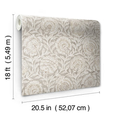 Nabela Noor Home Aliviya Peel and Stick Wallpaper - dimensions