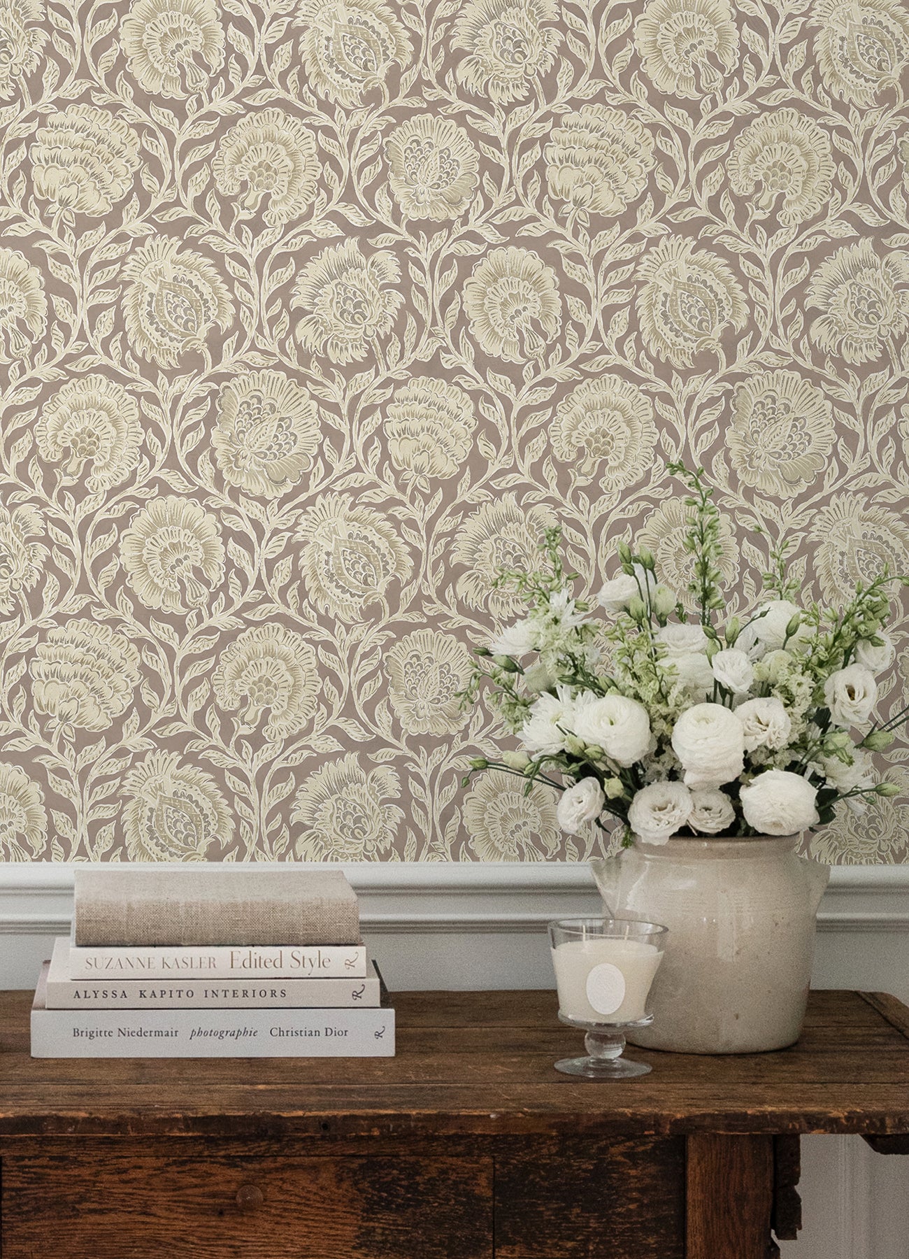 Nabela Noor Home Aliviya Peel and Stick Wallpaper in a room setting
