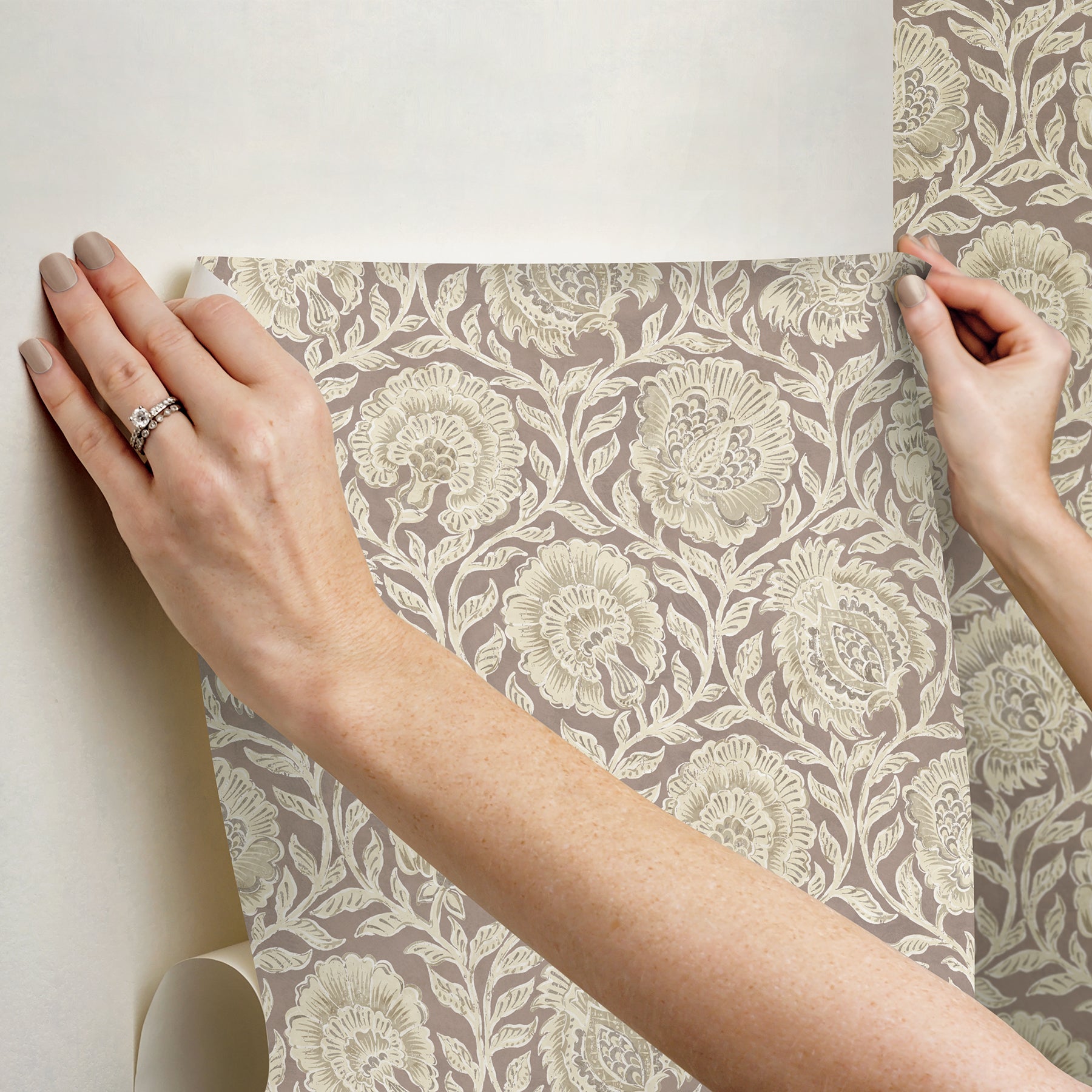 Nabela Noor Home Aliviya Peel and Stick Wallpaper - how to stick