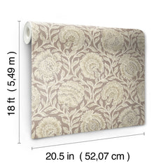 Nabela Noor Home Aliviya Peel and Stick Wallpaper - dimensions