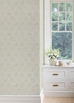 Nabela Noor Home Aliviya Peel and Stick Wallpaper in a room setting