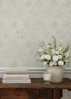 Nabela Noor Home Aliviya Peel and Stick Wallpaper in a room setting