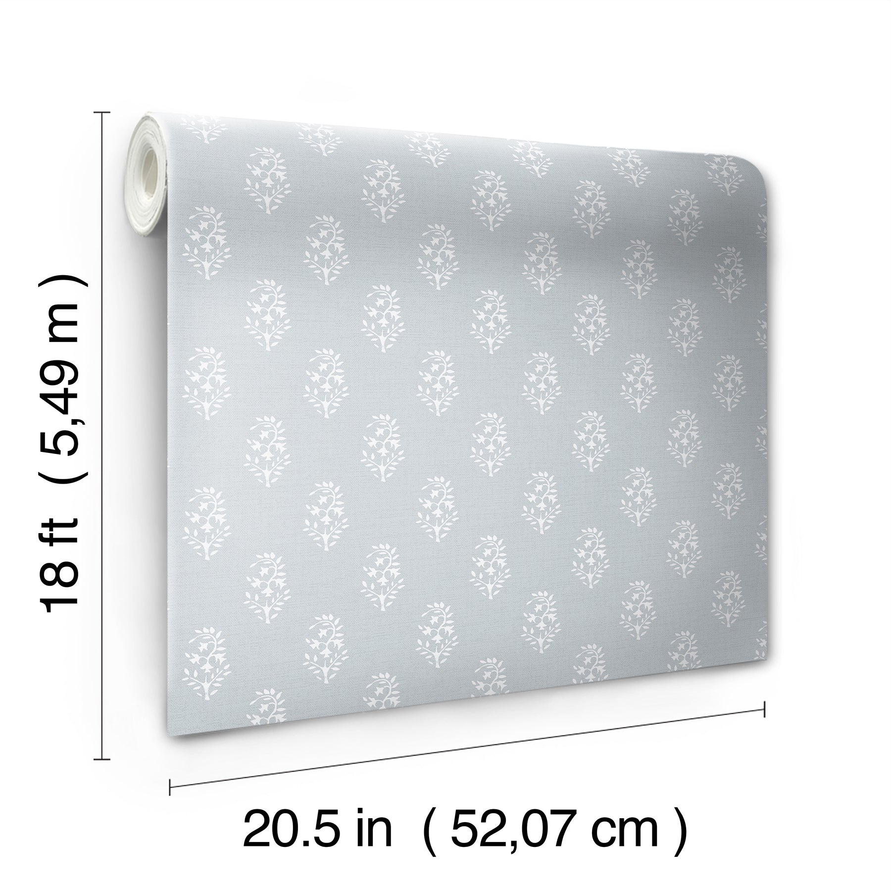 Nabela Noor Home Safia Peel and Stick Wallpaper - dimensions
