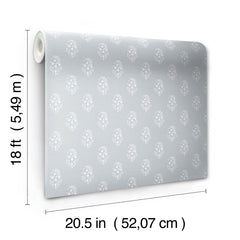 Nabela Noor Home Safia Peel and Stick Wallpaper - dimensions