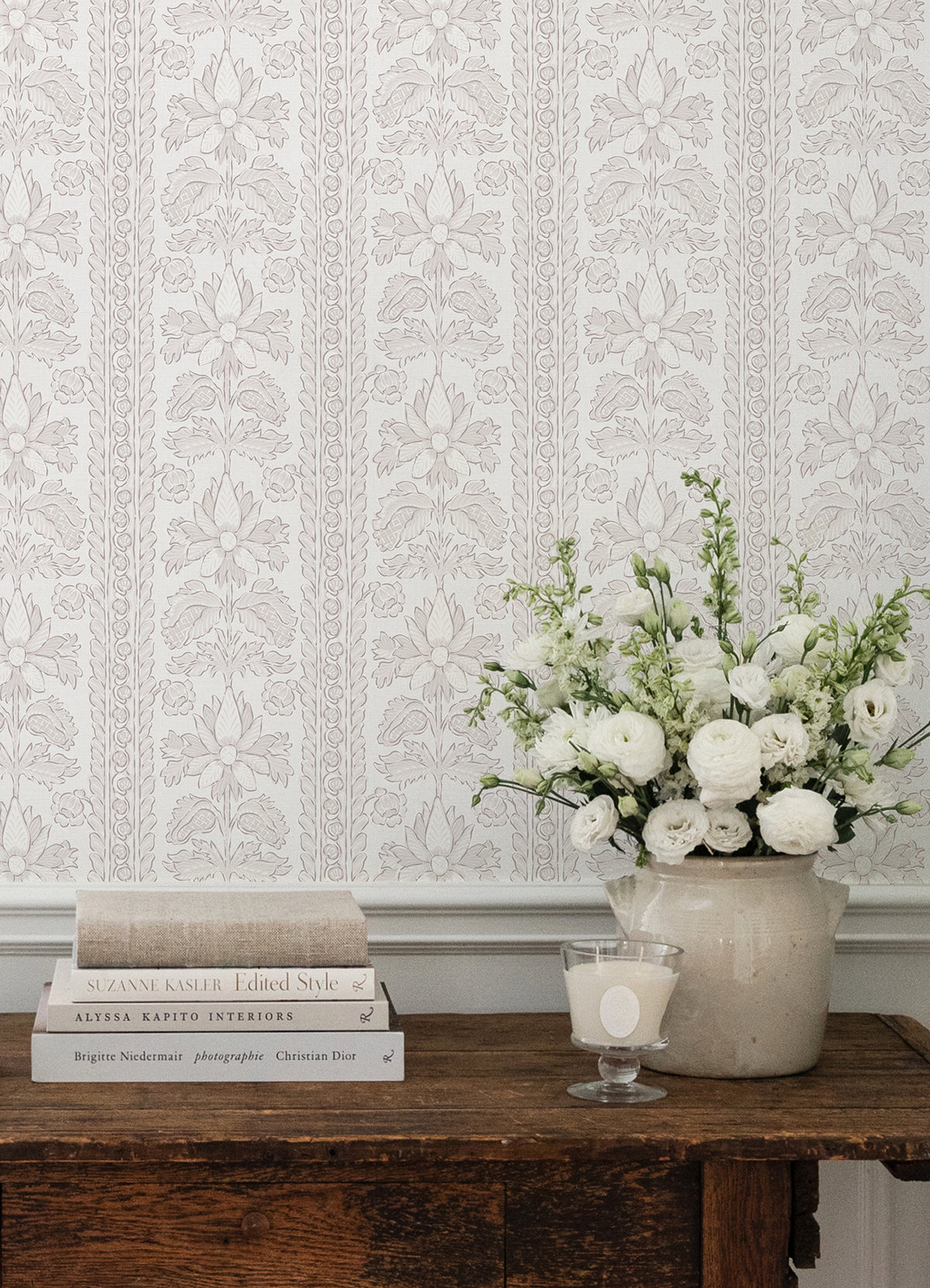 Nabela Noor Home Zareen Peel and Stick Wallpaper in a room setting