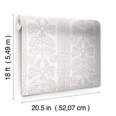 Nabela Noor Home Zareen Peel and Stick Wallpaper - dimensions