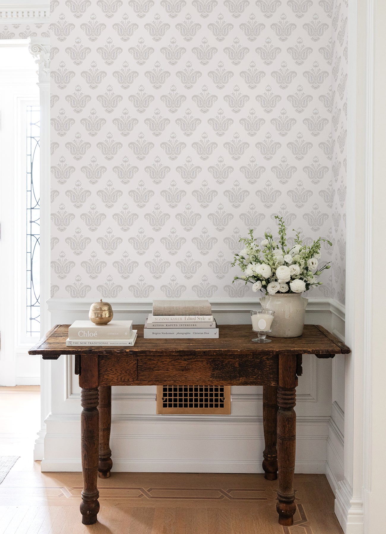 Nabela Noor Home Fazia Peel and Stick Wallpaper in a room setting