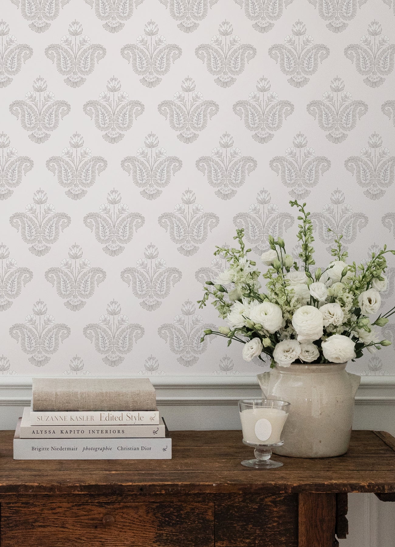 Nabela Noor Home Fazia Peel and Stick Wallpaper in a room setting