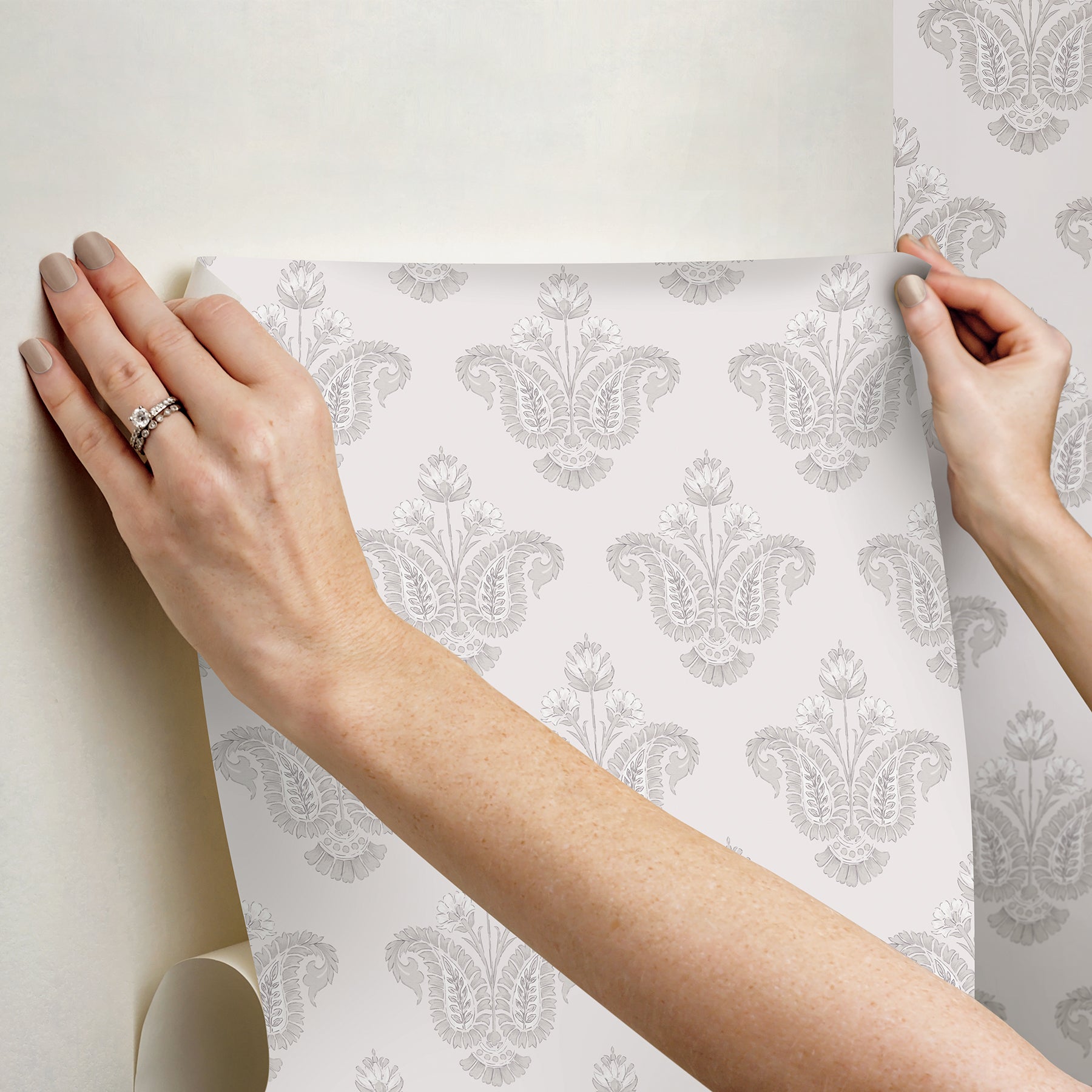 Nabela Noor Home Fazia Peel and Stick Wallpaper - how to stick