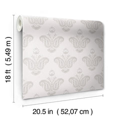 Nabela Noor Home Fazia Peel and Stick Wallpaper - dimensions