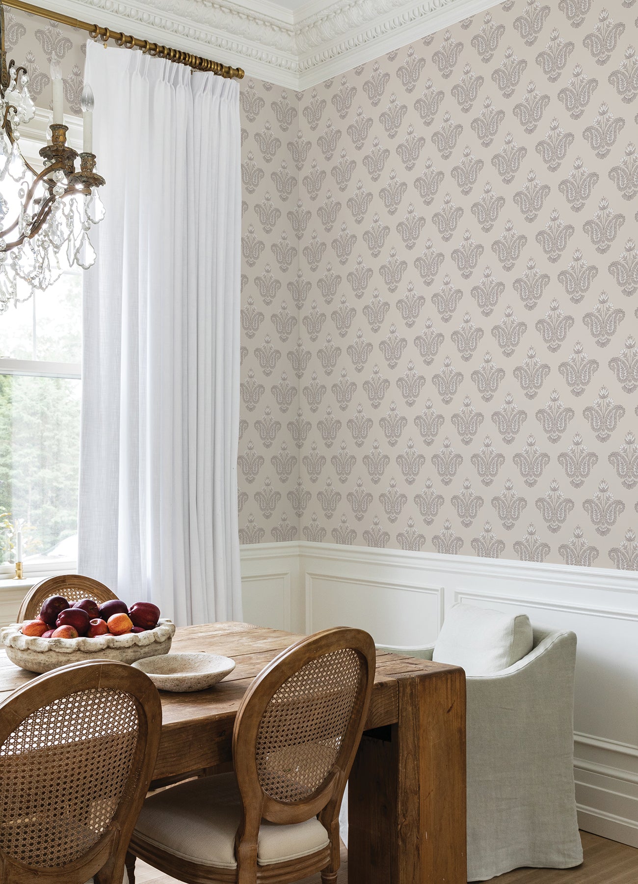 Nabela Noor Home Fazia Peel and Stick Wallpaper in a room setting