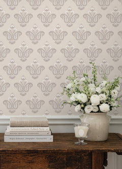 Nabela Noor Home Fazia Peel and Stick Wallpaper in a room setting