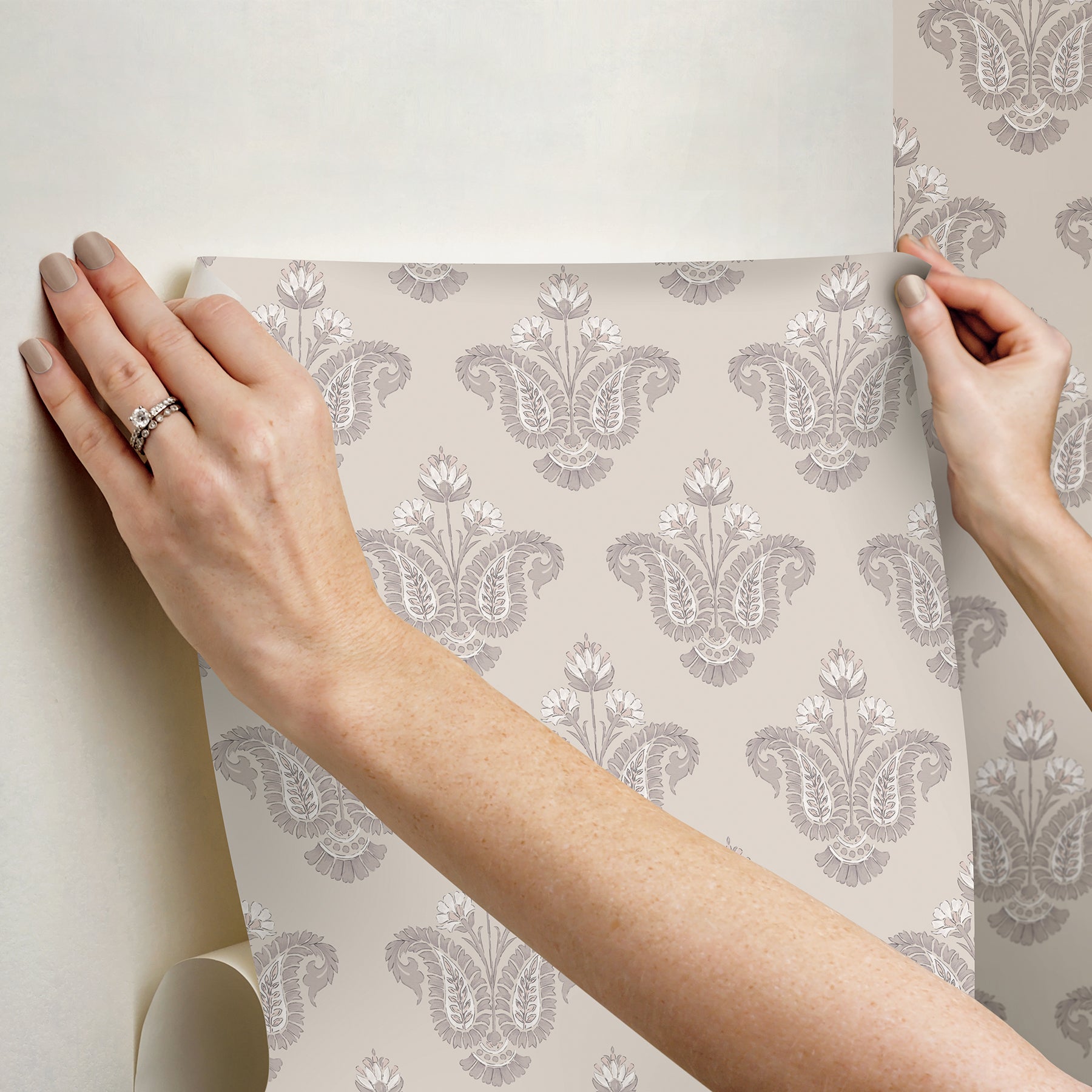Nabela Noor Home Fazia Peel and Stick Wallpaper - how to stick