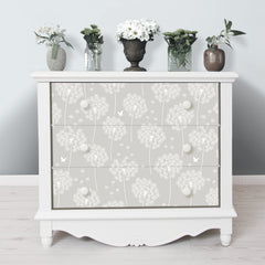 Dandelion Peel And Stick Wallpaper in a room setting