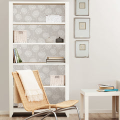 Dandelion Peel And Stick Wallpaper in a room setting