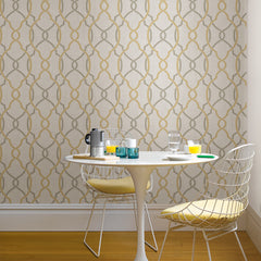 Sausalito P&S Wallpaper in a room setting