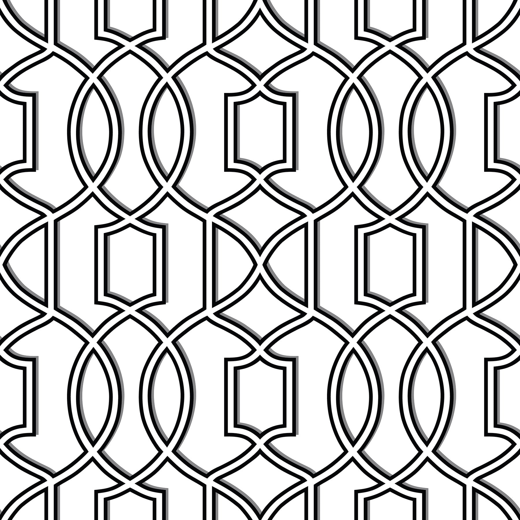 Uptown Trellis Peel And Stick Wallpaper by WallPops