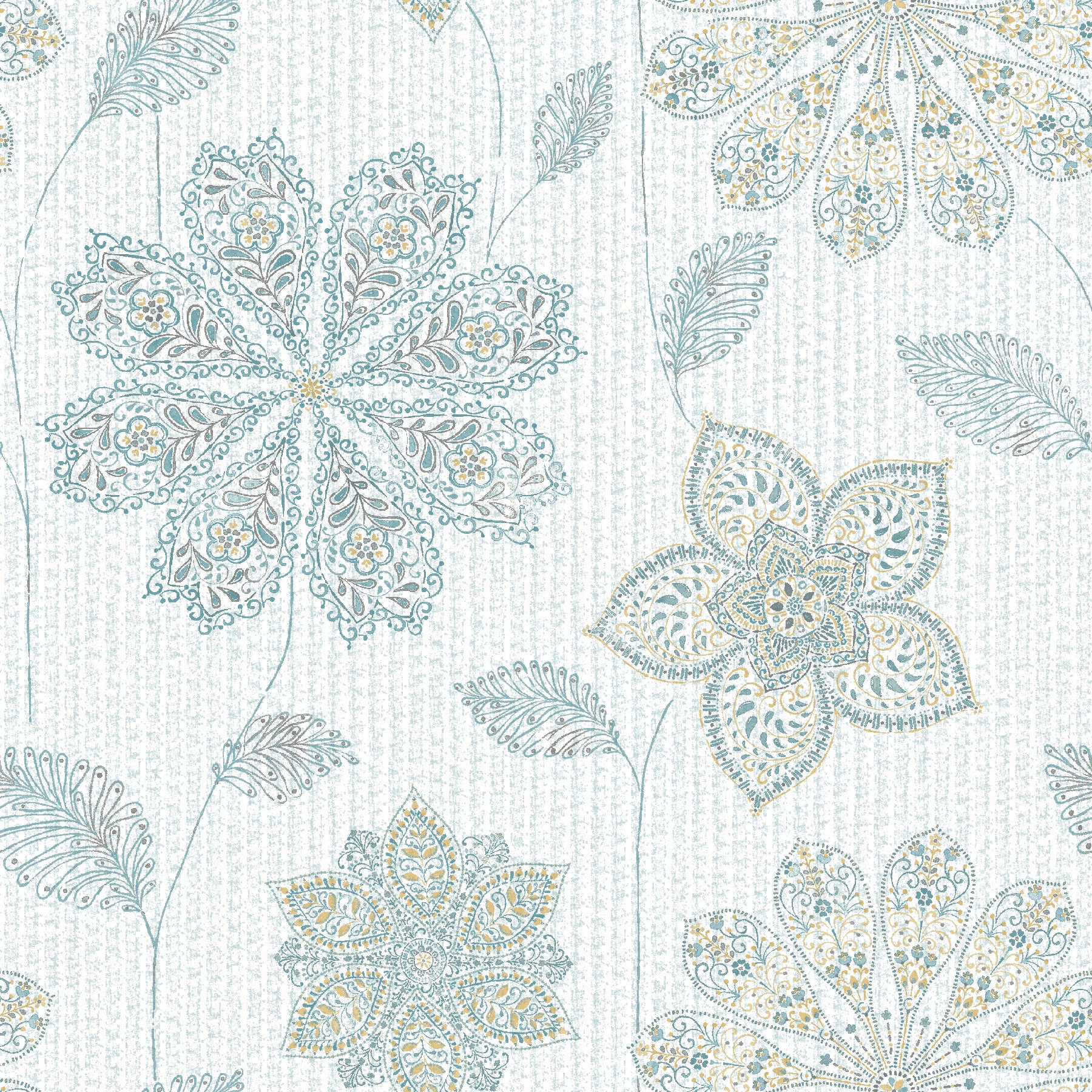 Gypsy Floral P&S Wallpaper by WallPops