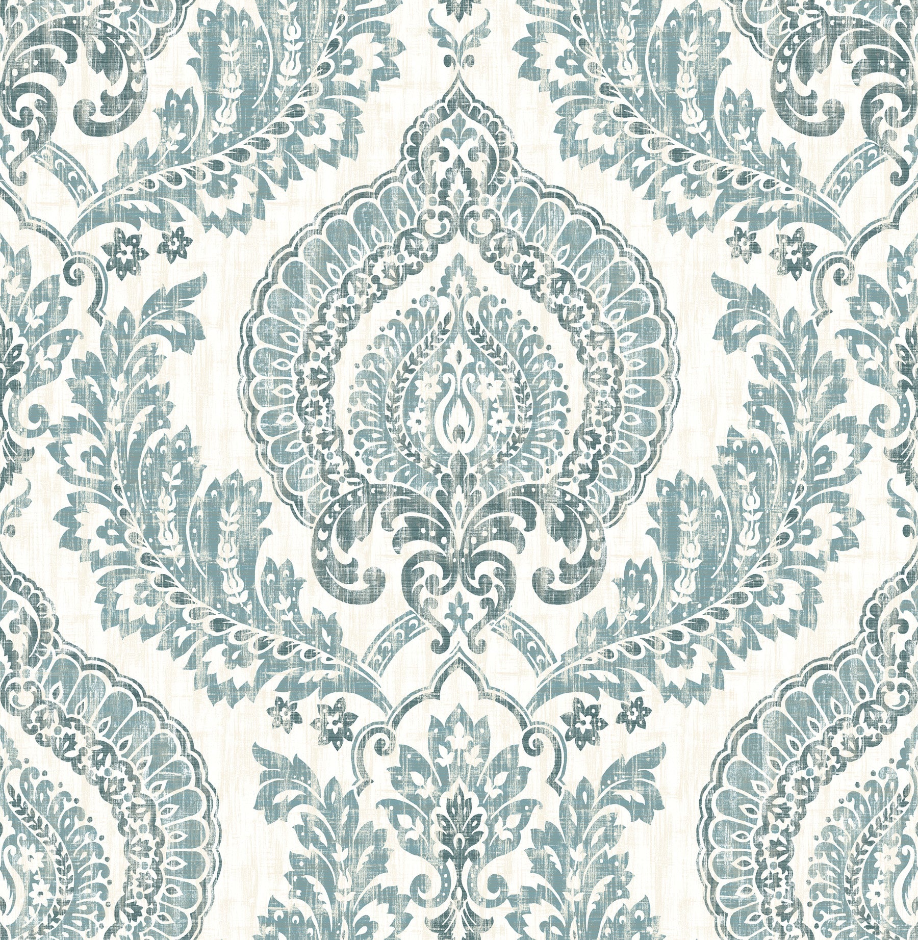 Kensington Damask Peel And Stick Wallpaper by WallPops