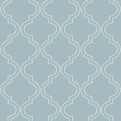 Quatrefoil P&S Wallpaper by WallPops