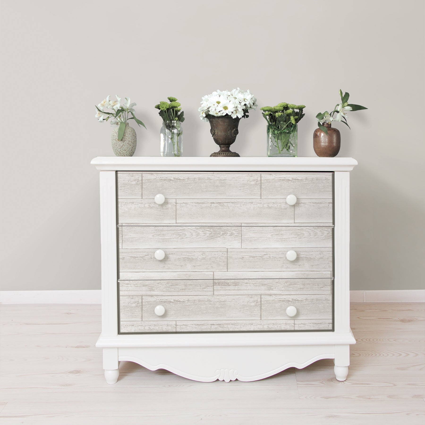 Serene Peel And Stick Wallpaper in a room setting