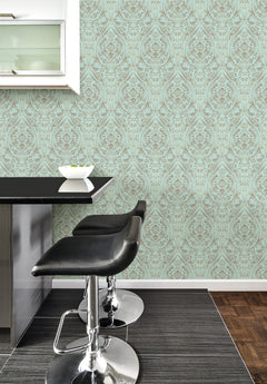 Nomad Damask Peel And Stick Wallpaper
