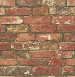 West End Brick Peel and stick wallpaper by WallPops