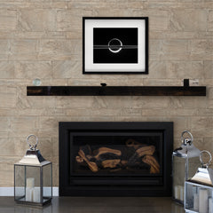 Sandstone Wall Peel And Stick Wallpaper in a room setting