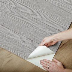 Salvaged Wood Peel And Stick Wallpaper - how to peel