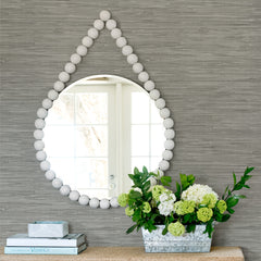 Tibetan Grasscloth Peel and Stick Wallpaper in a room setting